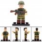4pcs WW2 US Army 101st The Filthy Thirteen Paratroopers Minifigures Set