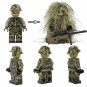 SOF Sniper Specialist (Forest Ghillie suit) Minifigures Weapons and Accessories