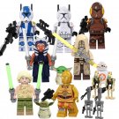 8pcs Star Wars Special Ops trooper Ahsoka Luke C-3PO Temple Guard Minifigures