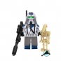 10pcs Star Wars 501st Legion Heavy Troopers Minifigures Set Weapons Accessories