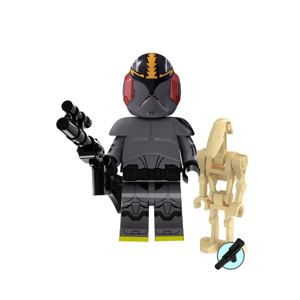 Star Wars Clone Commander Blackout Minifigures Weapons and Accessories