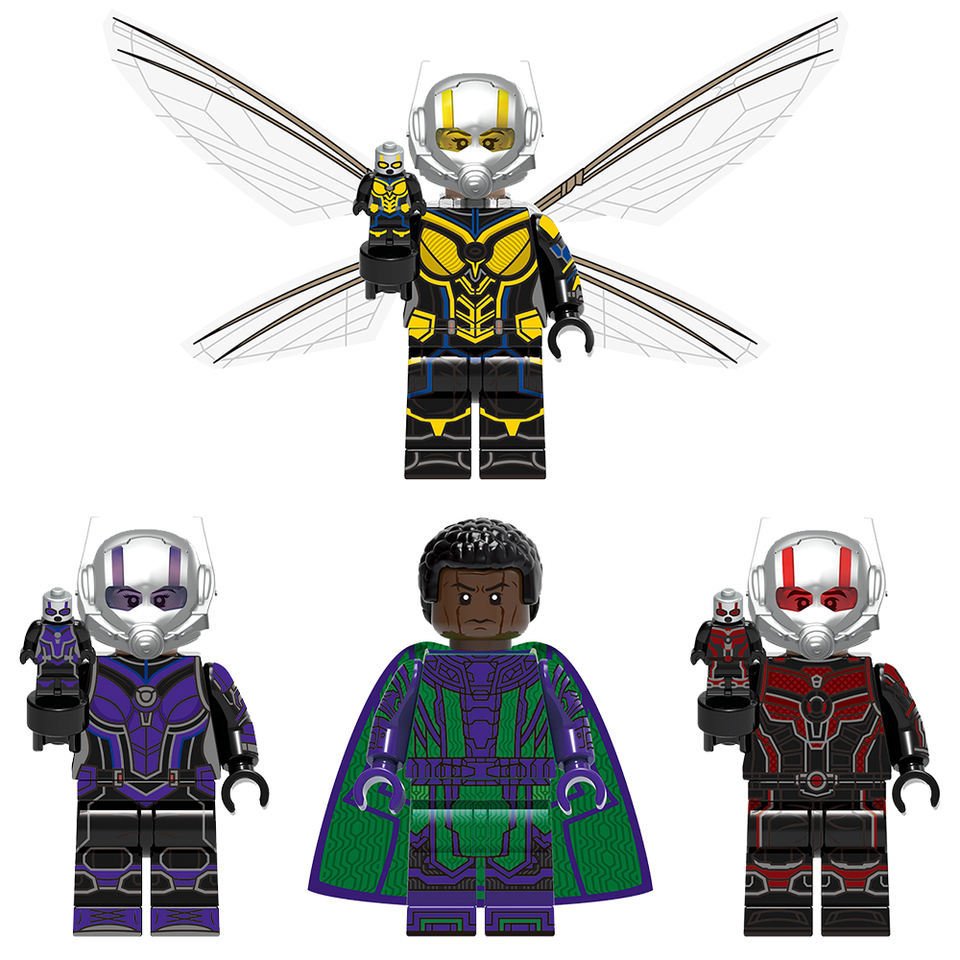 4pcs Ant-Man and the Wasp Quantumania Kang Cassie Lang Minifigures Marvel