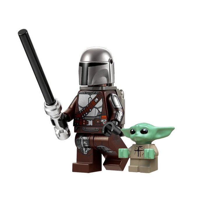 The Mandalorian and Grogu Star Wars Minifigures Building Toys