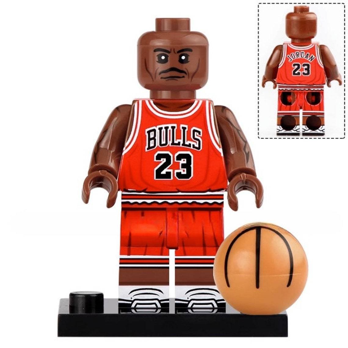 Basketball NBA Player Michael Jordan Minifigures Accessories