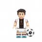8PCS Football legend Pele Maradona Messi Ronaldo Mbappe Muller Minifigures toys