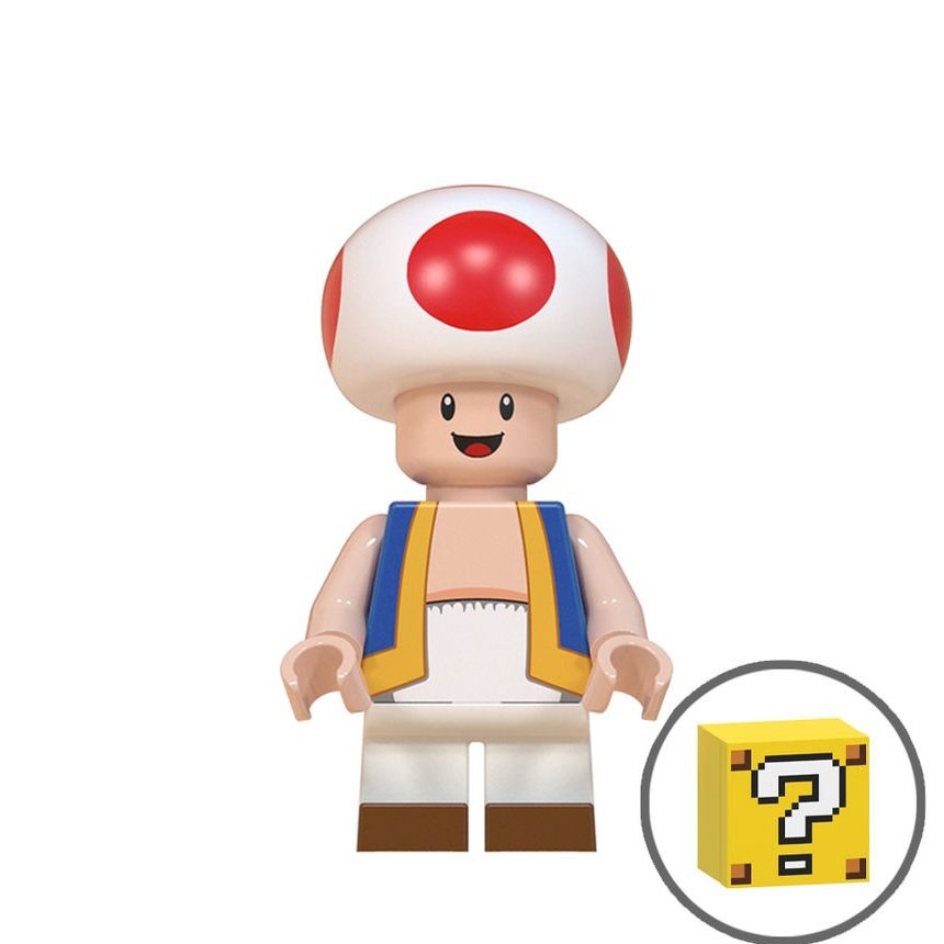 Super Mario Brothers Toad Kinopio Minifigures Accessories