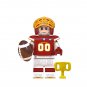 8pcs Rugby Players Super Bowl NFL Cardinals Raiders Jaguars Panthers Minifigures