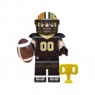 Football Player Saints Super Bowl NFL Rugby Players Minifigures Accessories