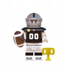 Football Player Raiders Super Bowl NFL Rugby Players Minifigures Accessories