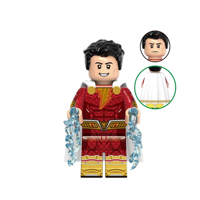 Shazam Billy Batson Minifigures Accessories DC Universe Shazam Fury of the Gods