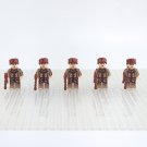5pcs Wars of the Roses England Soldiers House of Woodville Minifigures