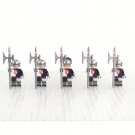 5pcs Wars of the Roses England House of Neville Axeman Minifigures Set