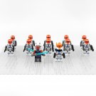 12pcs Star Wars 332nd Company Ahsoka Commander Vaughn Minifigures Accessories