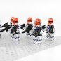 12pcs Star Wars 332nd Company Ahsoka Commander Vaughn Minifigures Accessories