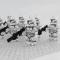 10pcs Star Wars Phase 1 Clone Troopers Minifigures Weapons and Accessories