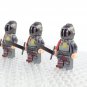 5pcs Wars of the Roses England House of Tudor Swordsman Minifigures Accessories