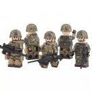 5pcs Modern War US Army 101st Air Assault Division Minifigures Accessories