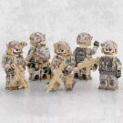 5pcs Modern War US Navy DEVGRU Operation Neptune Spear Minifigures Weapons