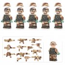5pcs Modern Military US Marines Special Forces Minifigures Accessories
