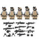 5pcs British Army Special Air Service (SAS) Minifigures Weapons Accessories