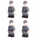 4pcs WW2 German Schutze Regular German infantry Minifigures Accessories