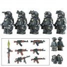 5pcs Russian Spetsnaz FSB Alpha Group Commando Minifigures Accessories