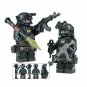 5pcs Russian Spetsnaz FSB Alpha Group Commando Minifigures Accessories