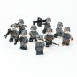9pcs WW2 German 1st Infantry Division Officer soldiers Minifigures Accessories