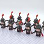 10pcs Crusades The Knights Templar Heavy Armor Minifigures Accessories