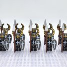 10pcs Crusades Knights Hospitaller Heavy Armor Minifigures Accessories