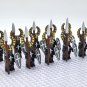 10pcs Crusades Knights Hospitaller Heavy Armor Minifigures Accessories