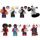 8pcs Spider-Man Across the Spider-Verse Minifigures Set Miles Morales The Spot