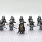 10pcs Warhammer 40K Death Korps Commissar Veteran Squad Guardsman Minifigures
