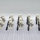 10pcs Star Wars Imperial Snowtroopers Minifigures Weapons and Accessories