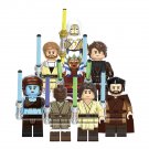 8pcs Star Wars Tales of the Jedi Minifigures Dooku Qui-Gon Jinn Mace Windu