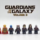 8pcs Marvel Guardians of the Galaxy Vol 3 Adam Warlock Starfox Minifigures Set