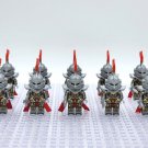 10pcs Crusades Empire Heavy knights Minifigures Weapons Accessories