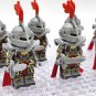 10pcs Crusades Empire Heavy knights Minifigures Weapons Accessories