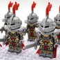 10pcs Crusades Empire Heavy knights Minifigures Weapons Accessories