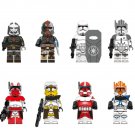 8pcs Star Wars The Bad Batch 2 Minifigures Set Commander Cody Bly Thorn Fox