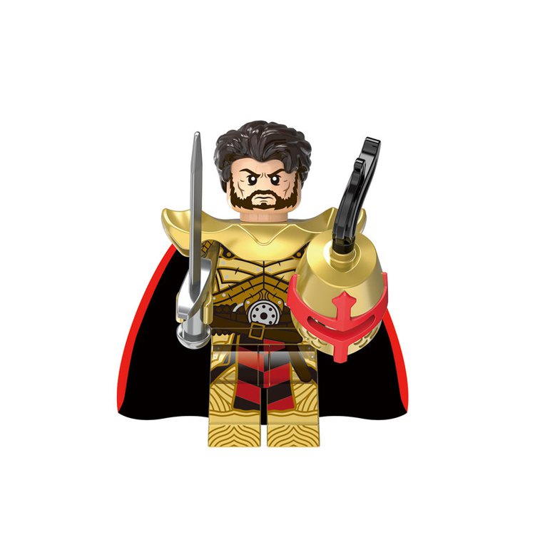 Crusader Knights Templar Golden Knight Minifigures Weapons and Accessories