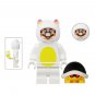 8pcs Super Mario Brothers Minifigures Set Baby Mario Luigi Toad Tanooki Mario