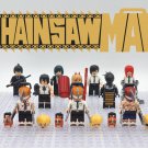 10pcs Chainsaw Man Denji Pochita Himeno Makima Power Bomb Devil Minifigures Set