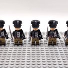 5pcs Napoleonic Wars Prussian Totenkopf Hussar Regiment Minifigures Set
