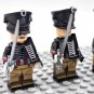 5pcs Napoleonic Wars Prussian Totenkopf Hussar Regiment Minifigures Set
