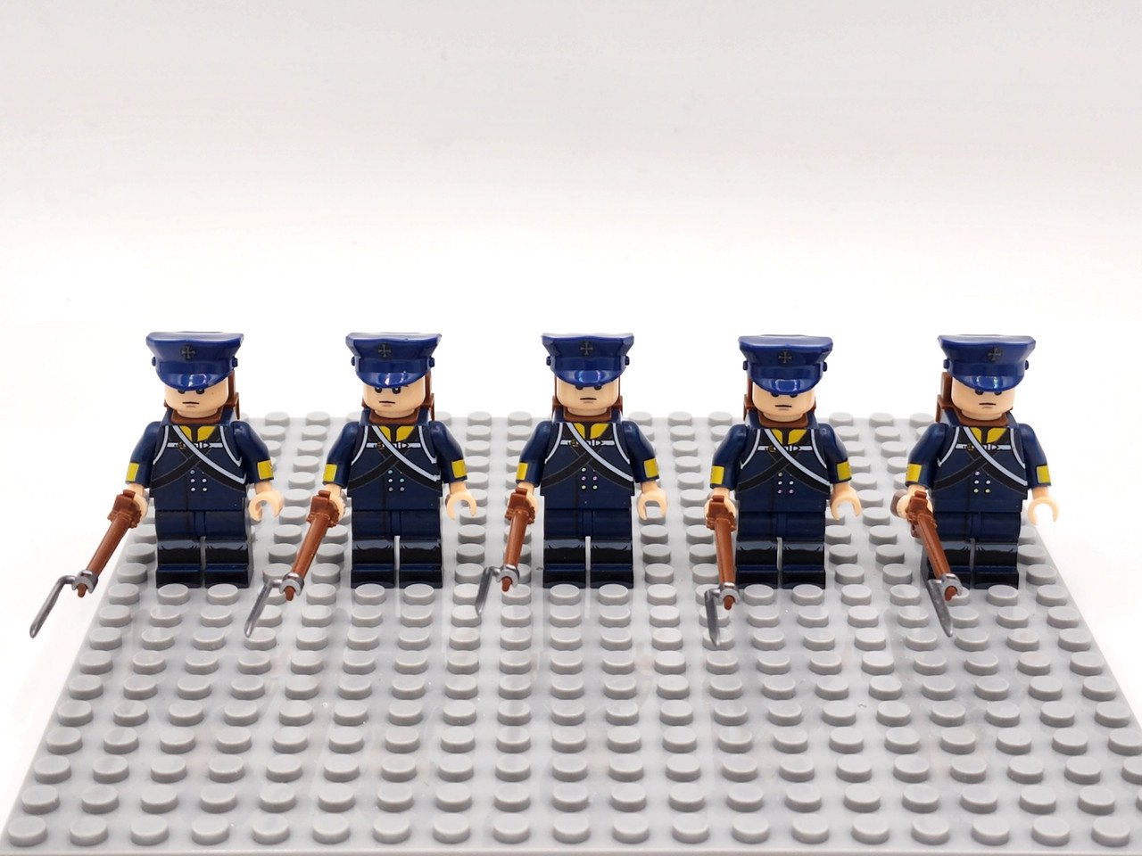 5pcs Napoleonic Wars Prussian Landwehr regiment Minifigures Set