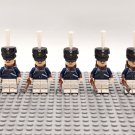 5pcs Napoleonic Wars Prussian Grenadier Infantry Minifigures Set
