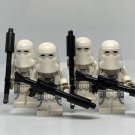 4pcs Snowtrooper Minifigures Star Wars The Empire Strikes Back Battle of Hoth
