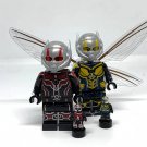 2pcs Ant-Man and the Wasp Quantumania Scott Lang Hope van Dyne Minifigures Set