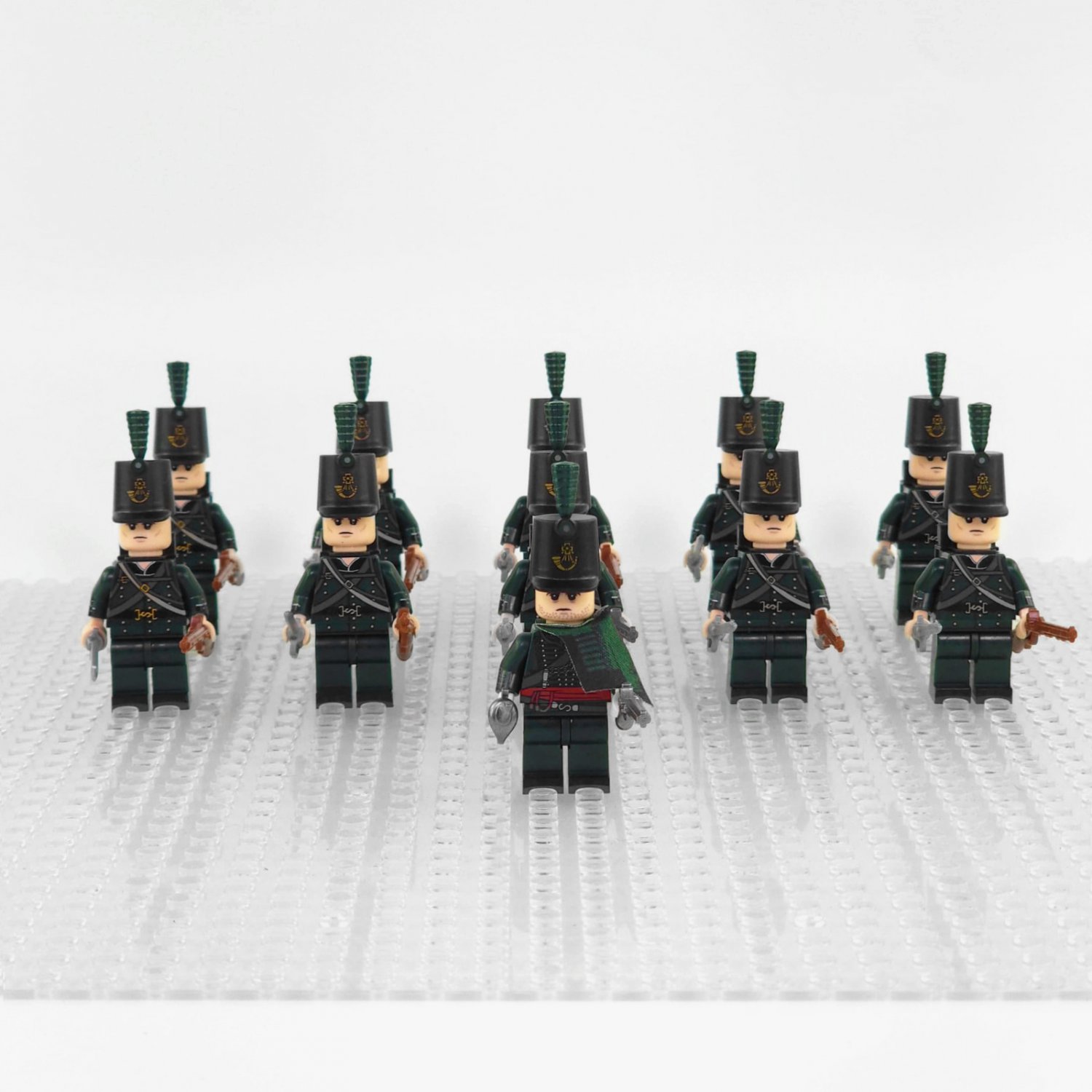 11pcs Napoleonic Wars The 95th Rifles British Infantry Minifigures Accessories